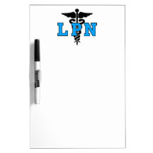 LPN Nurse Medical Symbol Dry Erase Board