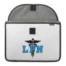 LPN Nurse Medical Symbol MacBook Pro Sleeve