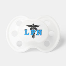 LPN Nurse Medical Symbol Pacifier