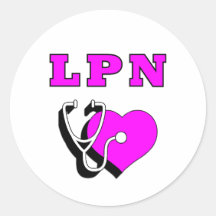 LPN Nurses Care Sticker