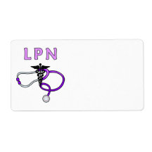 LPN Stethoscope Labels