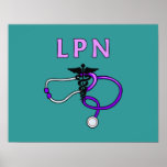 LPN Stethoscope Poster