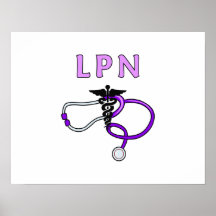 LPN Stethoscope Poster