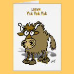 LSHIWM Yak Card cards