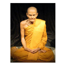 Luang Poo Mun Bhuridatto ... Buddhist Monk Post Card