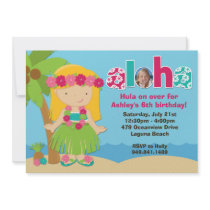 Luau Birthday Party Invitation
