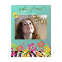 Luau Graduations, photos postcards/diy colour