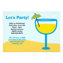 Luau Party Invitation invitations