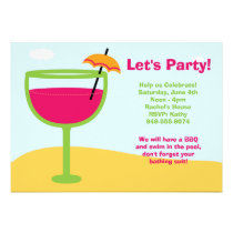 Luau Party Invitation invitations