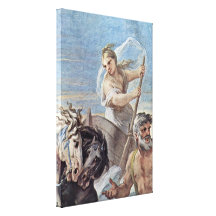Luca Giordano - Divine messenger Iris Gallery Wrapped Canvas
