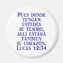 Lucas 12:34 refrigerator magnets