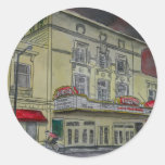 Lucas Theatre Savannah Georgia artists art Round Stickers