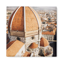 "Luce di Firenze" The Duomo Italy Watercolor Fridge Magnet