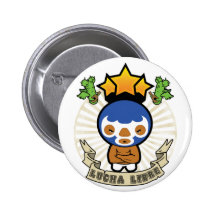 Luchadore Buttons