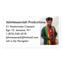 LUCIANO Jah MessenJah Profile Card Business Card