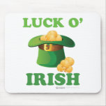 Luck O' Irish Pot O' Gold - Ireland Irish Patricks Mouse Pad