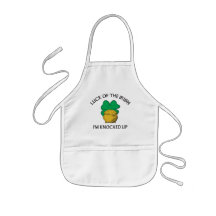 Luck of The Irish I'm Knocked Up Aprons
