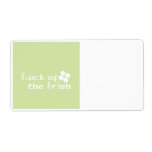Luck Of The Irish Shipping Labels