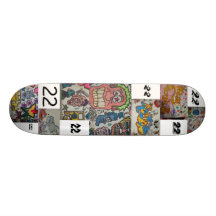 LUCKY 22 CUSTOM SKATE BOARD