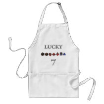 Lucky 7 aprons