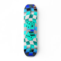 Lucky 7 dice skateboard decks