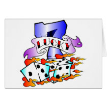 Lucky 7 & Dice Tattoo