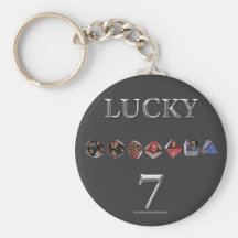 Lucky 7 key chain