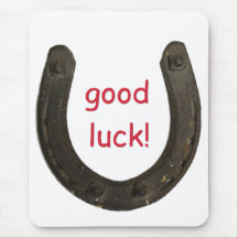Lucky Antique Horseshoe Mousepad
