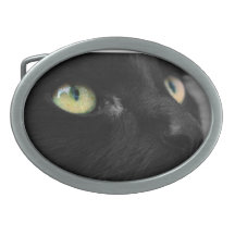 Lucky Black Cat Belt Buckle