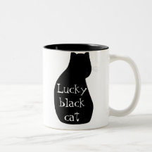 Lucky Black Cat Mug