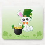 Lucky Bunny Mouse Pad