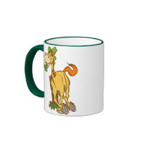 Lucky Cartoon Horse on St Patrick's Day mug
