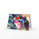 Lucky Cat Holiday Card