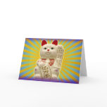 Lucky Cat Japanese Good Luck Waving Cat