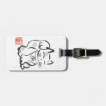 Lucky Cat Luggage Tag