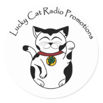 lucky cat stickers