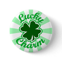 Lucky Charm Pinback Button