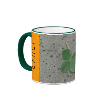 Lucky Charm Four Leaf Clover Photo Coffee Mug