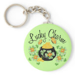 Lucky Charm Pot of Gold Key Chain