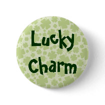 Lucky Charm St. Patrick's Day Button
