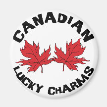 Lucky Charms Canadian Magnet