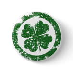 Lucky Clover Pinback Button