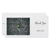 lucky clover photo greeting card