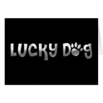 Lucky Dog Paw Print