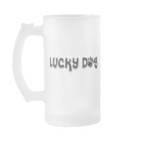 Lucky Dog Paw Print Coffee Mug