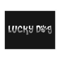 Lucky Dog Paw Print