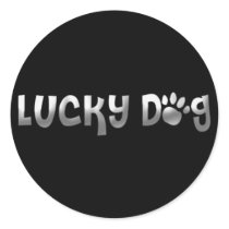 Lucky Dog Paw Print