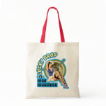Lucky Drop WWII Nose Art Tote Bag