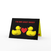 Lucky Ducky Card