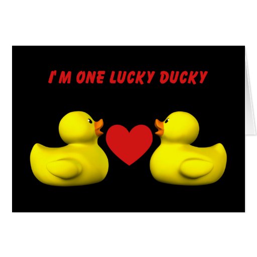 Lucky Ducky Card
